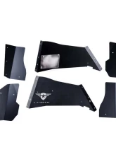 Combat Off Road Aluminum Inner Fender Liners Rear Pair Jeep Wrangler 2007-2018                                     - 15-1069 - Image 2